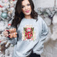 Groovy Bright Rainbow Wht - DTF