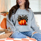 I Love Fall Most Of All Small Pumpkin With Orange Plaid Bow - DTF