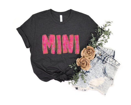 Mini Pink And Gold DTF