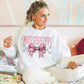 Coquette Bow pink Checkered States (ALL STATES)-DTF