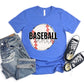 Baseball Brother White Outline -DTF