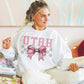 Coquette Bow pink Checkered States (ALL STATES)-DTF