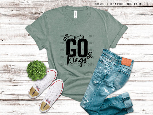 Let’s Go Kings Leopard Blk - DTF