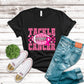 Tackle Cancer Breast Cancer Awareness Pink Leopard Checkered - DTF