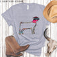 Half Faux Sequin Leopard And Serape Lamb - DTF