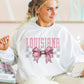 Coquette Bow pink Checkered States (ALL STATES)-DTF