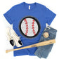 Baseball Black Background -DTF