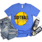 Softball Pops White Outline -DTF
