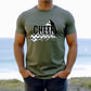 Cheer Daddy White Outline -DTF