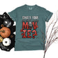 What’s Your Favorite Scary Movie Faux Embroidery Sequin - DTF
