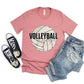 Volleyball Grandpa White Outline - DTF