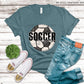 Soccer Sister White Outline -DTF
