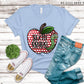Sixth Grade Teacher Polka Dot Apple -DTF