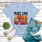 Peace Love Softball Faux Embroidery Sequin Appliqué - DTF