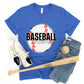 Baseball Mama White Outline -DTF