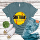 Softball Mimi White Outline -DTF