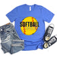 Softball Coach White Outline -DTF