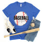 Baseball Sister White Outline -DTF