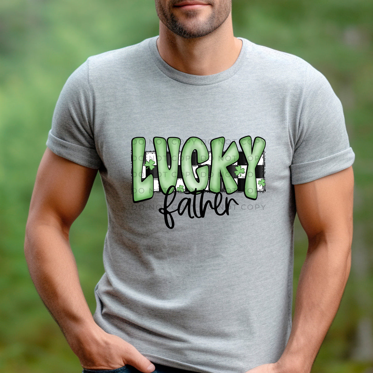 Lucky Father Checkered - DTF