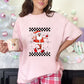Santa Retro Checkered Christmas - DTF