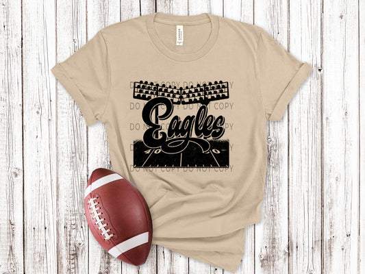 Eagles Football Field BLK - DTF