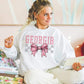 Coquette Bow pink Checkered States (ALL STATES)-DTF