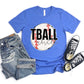 T Ball Uncle White Outline -DTF