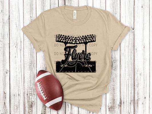 Flyers Football Field BLK - DTF