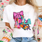 Mixed Paint With Bow States (ALL STATES)-DTF