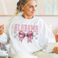 Coquette Bow pink Checkered States (ALL STATES)-DTF