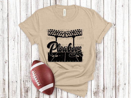 Plowboys Football Field BLK - DTF