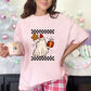 Ghost With Present Retro Checkered Christmas - DTF