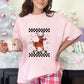 Reindeer Retro Checkered Christmas - DTF