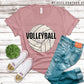 Volleyball Sister White Outline - DTF