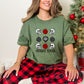 Merry Xmas Skull And Heart Ornaments - DTF