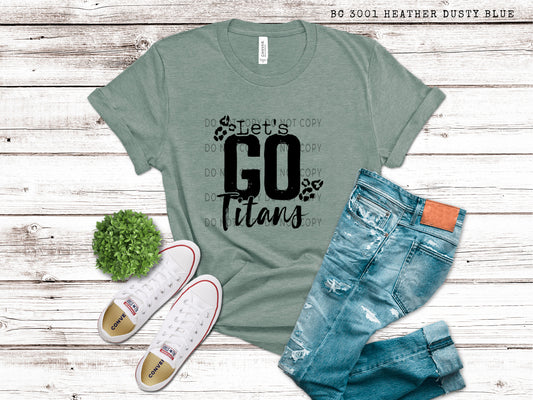 Let’s Go Titan Leopard Blk - DTF