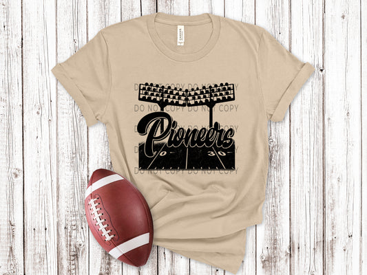 Pioneers Football Field BLK - DTF