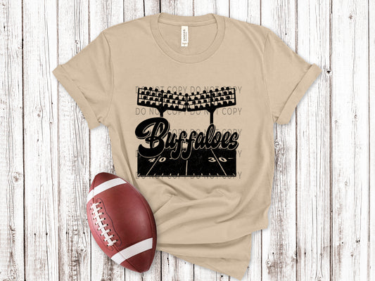 Buffaloes Football Field BLK - DTF