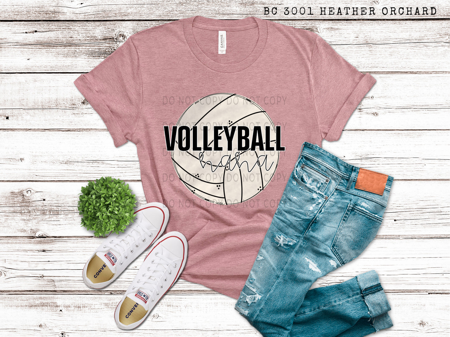 Volleyball Nana White Outline - DTF – ABIDesignstore