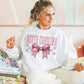 Coquette Bow pink Checkered States (ALL STATES)-DTF