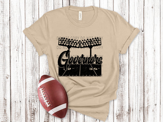 Govenors Football Field BLK - DTF