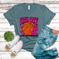 Basketball Pink Out Faux Embroidery - DTF
