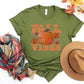 Fall Vibes Pumpkin Checkered - DTF