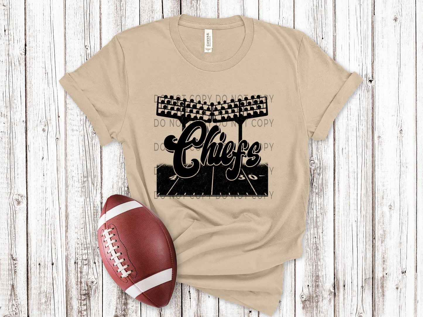 Chiefs Football Field BLK - DTF