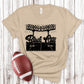 Black Cats Football Field BLK - DTF