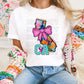 Mixed Paint With Bow States (ALL STATES)-DTF