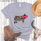Faux Sequin Leopard And Serape Pig - DTF