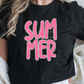 pink silver summer -DTF&UV