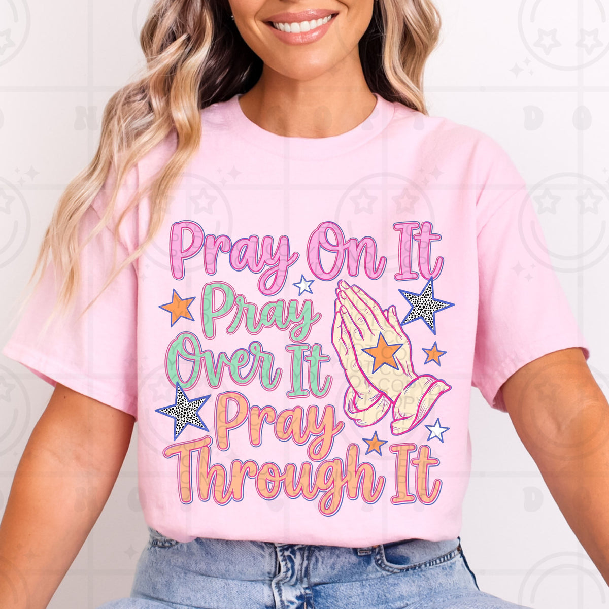 Pray on it, Pray over it-DTF&UV