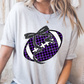 Football Silver Bow( color dropdown) -DTF&UV